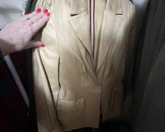 Piazza Sempione Camel Wool Jacket Made in Italy