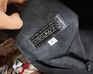 Kathrine Baumann Beverly Hills Black Suede Garment