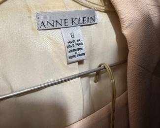Anne Klein Blush Textured Crepe Blazer