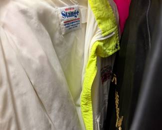 White and Neon Yellow Stange Sport Jacket