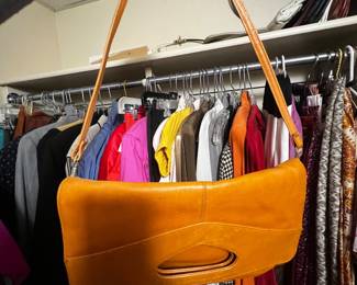 $100, Mustard Yellow Leather Shoulder Bag Minimalist Slim Handbag Retro Chic Purse