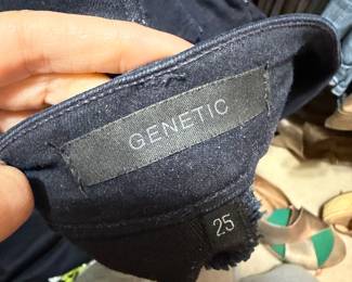 Genetic Navy Cotton Blend Stretch Denim Jeans