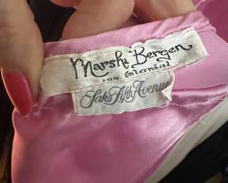 Pink Satin Loungewear Marsha Bergen for Colonial
