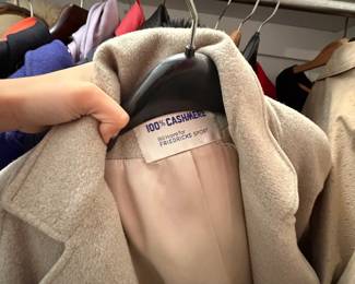 Bill Blass for Friedricks Sport Cashmere Coat