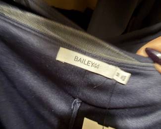 Bailey 44 Navy Blue Jersey Knit Top