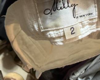 Milly of New York Textured Cream Linen Blend Garment Size 2