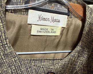 Akris Couture Textured Grid Print Jacket for Neiman Marcus