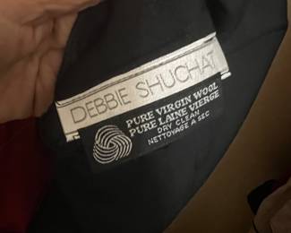 Debbie Shuchat Pure Virgin Wool Tailored Coat