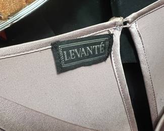 Levante Taupe Satin Sleeveless Garment