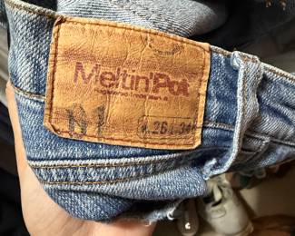 Meltin'Pot Blue Cotton Denim Jeans Size 26x34
