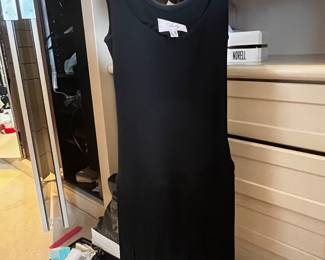 Black Sleeveless Norell Sheath Dress