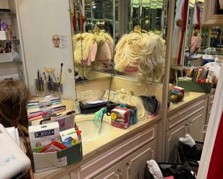 Collection of Blonde and Brunette Wigs and Hairpieces