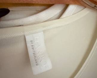 Hanro of Switzerland White Luxury Cotton Camisole