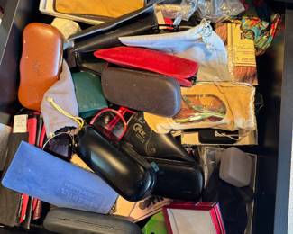 Plastic and Fabric Assorted Eyeglass and Sunglasses Cases