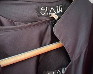 Searle Black Structured Collar Jacket Size 4