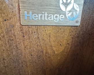 Heritage Furniture Mahogany Wood Case Piece