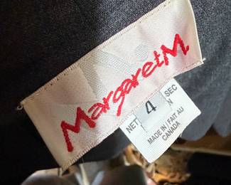 Grey Margaret M Tailored Garment Made in Canada