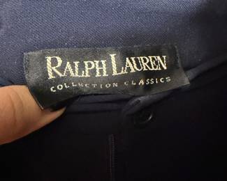 Ralph Lauren Collection Classics Navy Wool Jacket