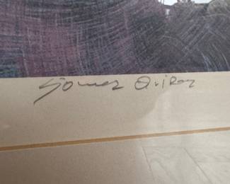 $2400, Juan Gomez-Quiroz  A/P 11/40 Signed Framed Print