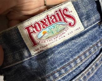 Foxtails San Francisco Denim Blue Jeans