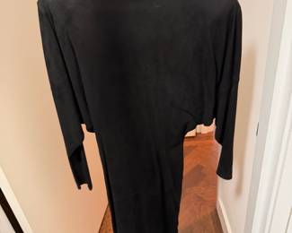 Black Dolman Sleeve Knit Dress