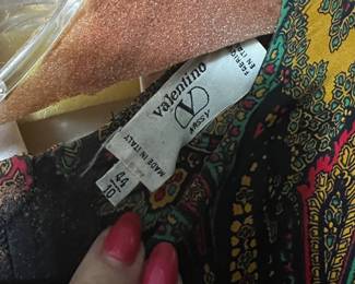 Valentino Paisley Print Italian Silk Garment