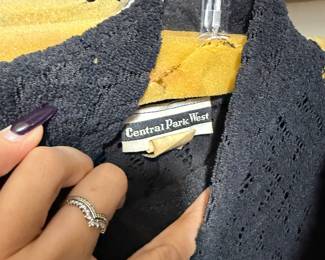 Black Lace Central Park West Top
