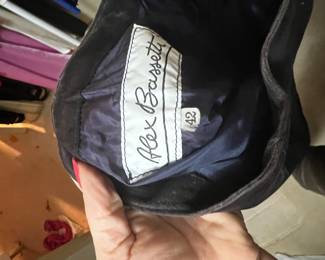 Alex Bassetti Black Leather Tailored Jacket