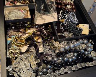Assorted Costume Jewelry and Faux Pearl Collection