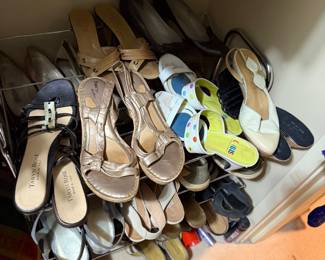 Tall Narrow Wooden Shoe Storage Shelf