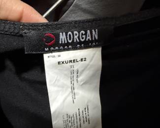 Morgan de Toi Black Nylon Blend Sleeveless Top