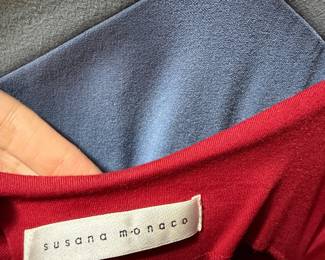 Susana Monaco Red Jersey Knit Garment