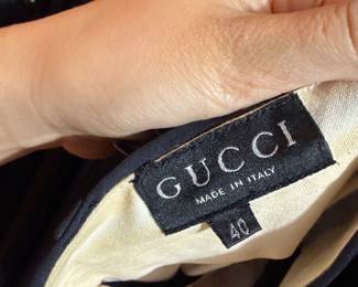Gucci Italian Silk Blend Sleeveless Top Size 40