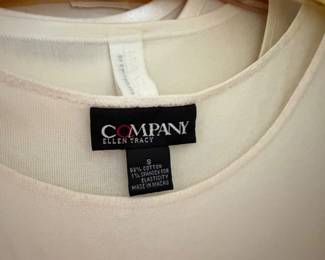 Cotton Spandex Scoop Neck Top by Ellen Tracy