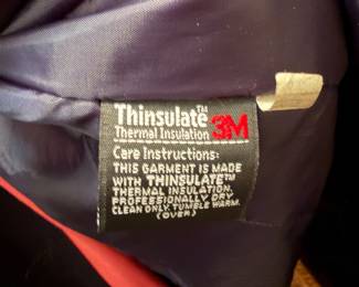 Insulated Winter Jacket with 3M Thinsulate Lining