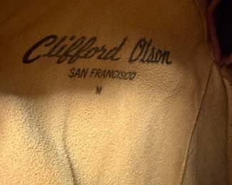 Clifford Olson San Francisco Suede Leather Garment