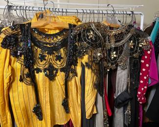 Beaded Lace Evening Collars and Sequined Boleros