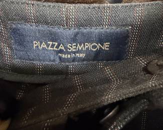 Piazza Sempione Italian Pinstripe Trousers