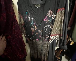 Silk Patchwork Appliqué Top by Koos Van Den Akker
