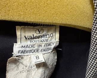 Wool Houndstooth Valentino Boutique Italian Jacket
