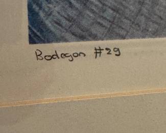 $1800, Juan Gomez-Quiroz “Bodegon #29” AP 4/40 Signed Framed Print