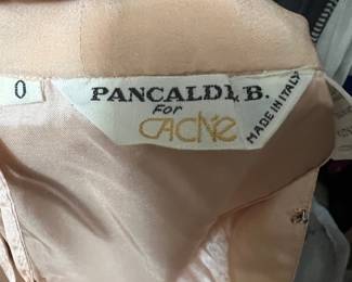Peach Italian Silk Blouse by Pancaldi B for Cache