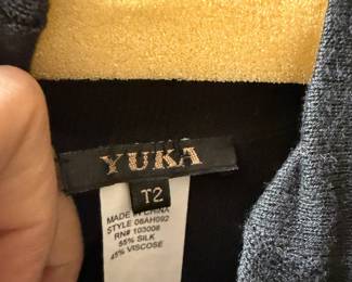 Silk and Viscose Knit Top by YUKA