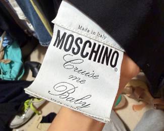 Moschino Cruise me Baby Black Tailored Garment Made in Italy
