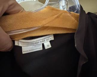 To The Max Dark Brown Fabric Top