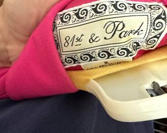 81st & Park Pink Shell Jacket with Yellow Lining