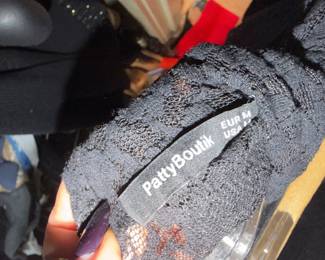 Black Floral Lace Long Sleeve Top