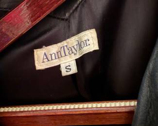 Black Leather Jacket by Ann Taylor