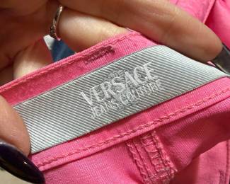 Versace Jeans Couture Pink Denim Garment