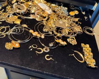 Gold-Tone Costume Jewelry Collection